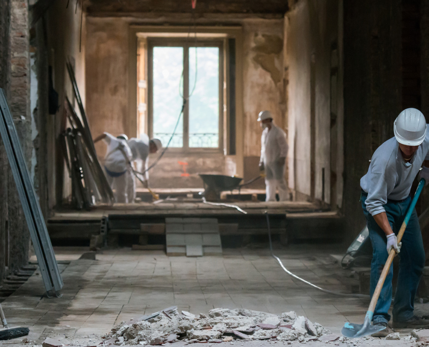 Commercial building restoration