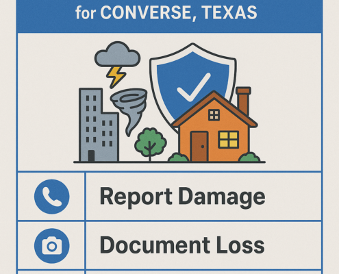 property damage insurance claims guide in converse