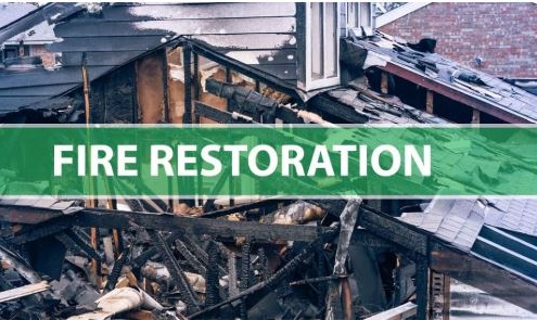 Fire damage restoration San Marcos professional team cleaning smoke damage