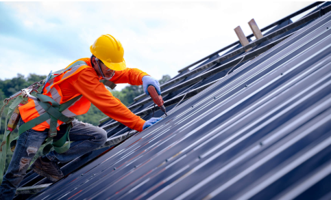 Commercial Roofing Water Damage Restoration Solutions 8 Commercial roofing preventive maintenance inspection showing proper drainage and membrane condition in San Antonio