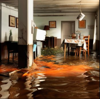 water damage restoration Houston Texas flooded commercial building emergency services Prime Time Water Damage