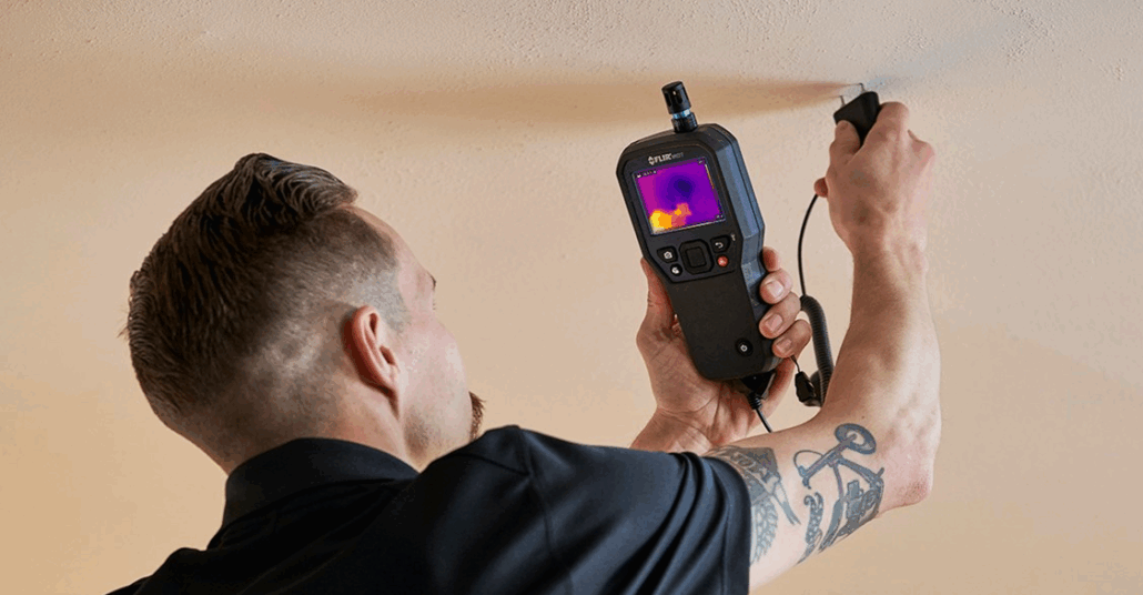 7 Expert Tips for Water Damage Restoration Seguin, Texas: Your Complete Recovery Guide 6 Professional water damage restoration Seguin TX technician using advanced moisture detection equipment