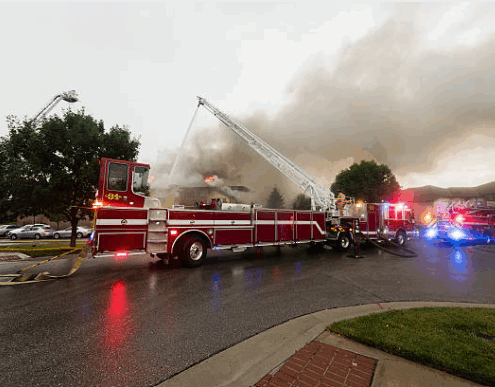 Fire damage restoration in Universal City emergency response team