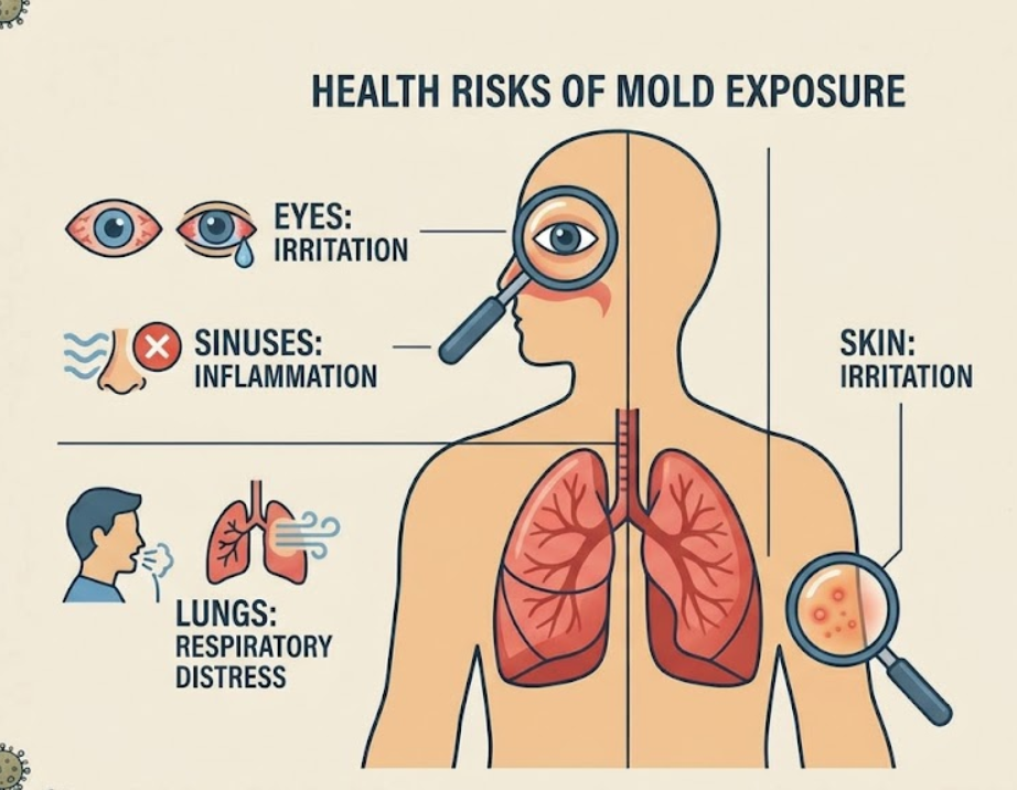 Mold Remediation 101: 7 Critical Signs, Hidden Risks, and When to Finally Call a Professional 3 health risks of mold exposure that make mold remediation essential for families