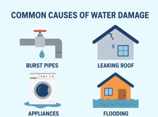Water Damage and Restoration: The Essential 7-Step Process Every Property Owner in San Antonio Must Know 2 common causes of water damage and restoration emergencies including burst pipes and flooding